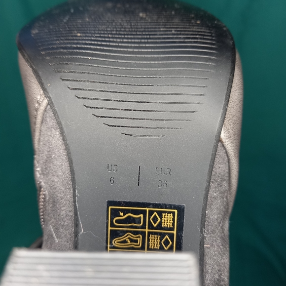 Gray Ankle Boots - Picture 5 of 5